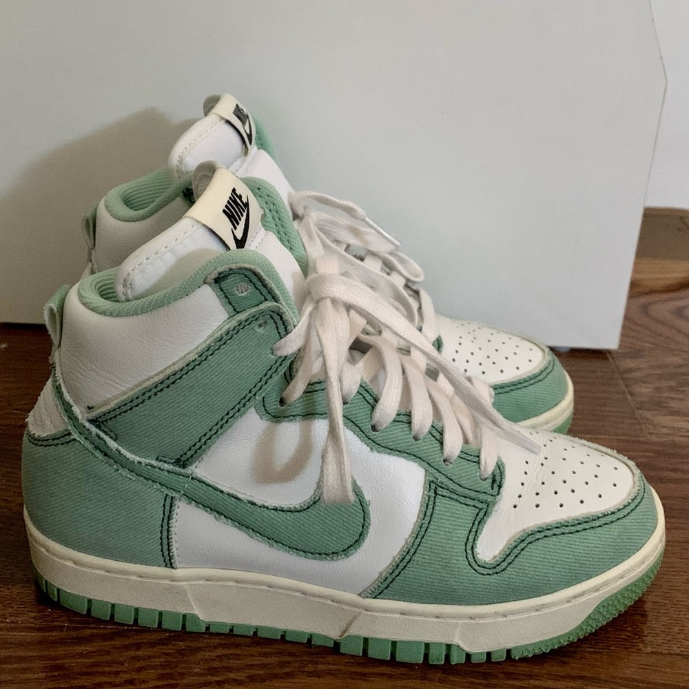 Nike Wmns Dunk High 1985 Green Denim